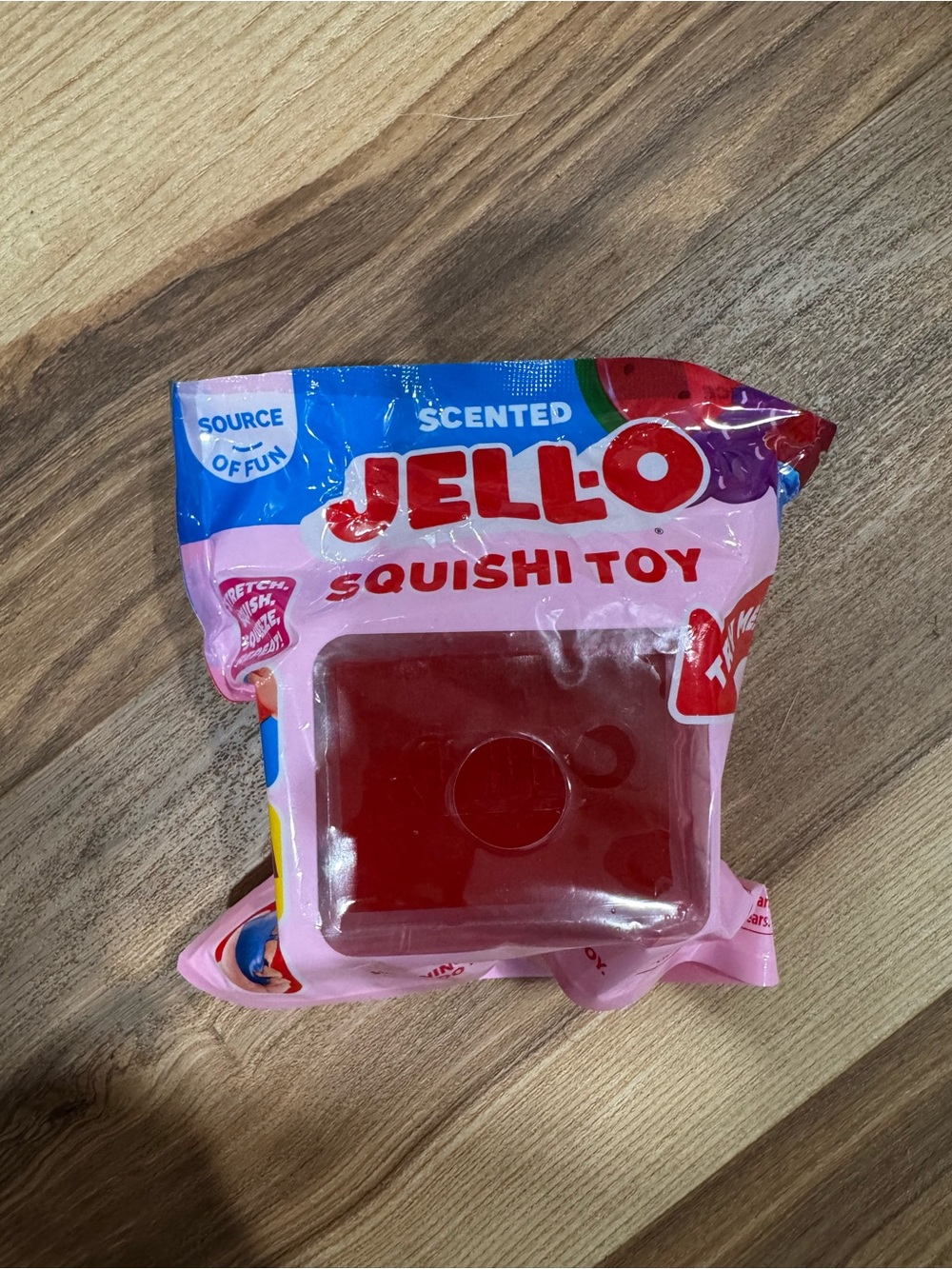 Jello Scented Red Squishi Toy